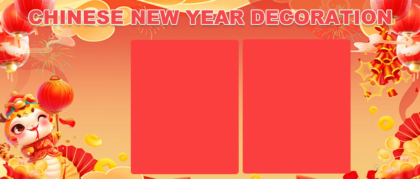 2025 Chinese New Year Decoration - Paper Cutting for Window Decor, Snake Paper Red Stickers for Wall and Door