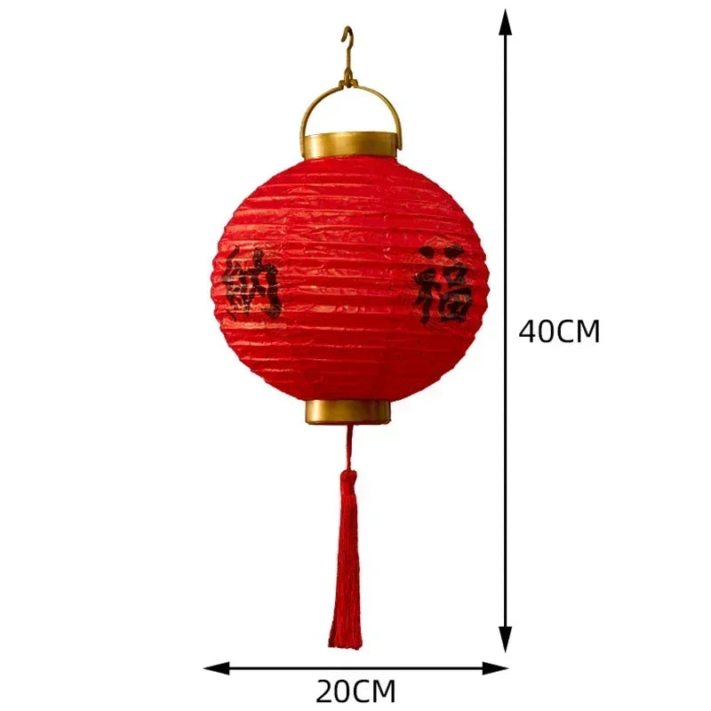 Chinese lamp with LED!! DIY Paper Lanterns For Children, Gifts For New Year Decor.