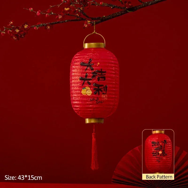 Chinese lamp with LED!! DIY Paper Lanterns For Children, Gifts For New Year Decor.