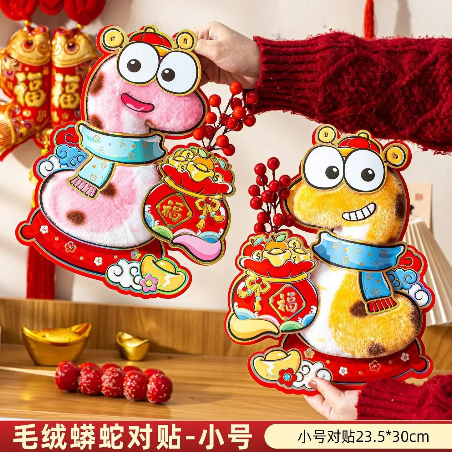 3D 2025 Snake For Chinese New Year Festival!! New Design for Door Decoration.