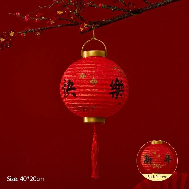 Chinese lamp with LED!! DIY Paper Lanterns For Children, Gifts For New Year Decor.